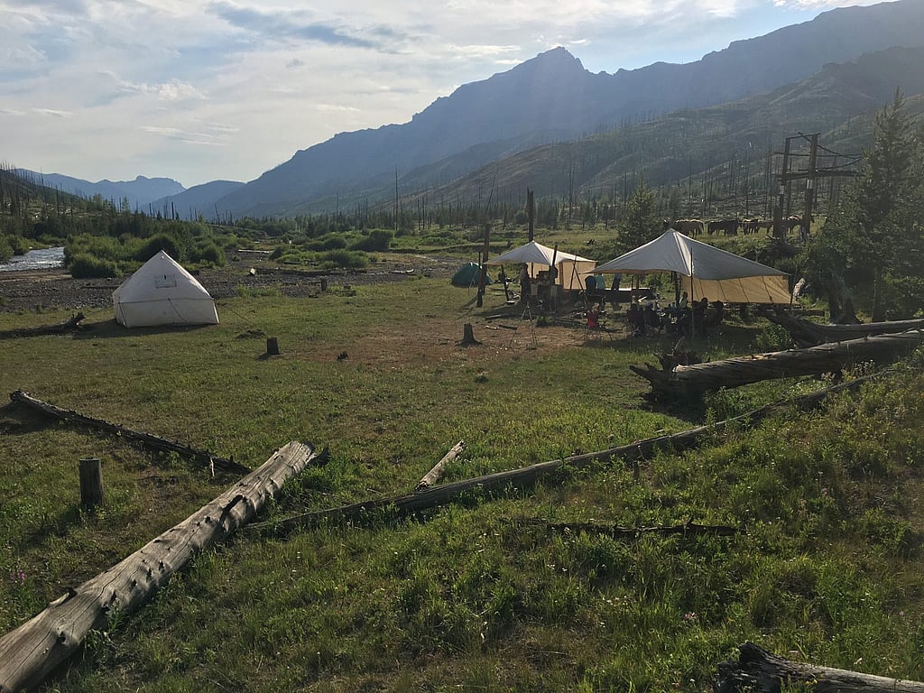 Camp Monaco - located in Shoshone National Forest, Yellowstone Country Wyoming