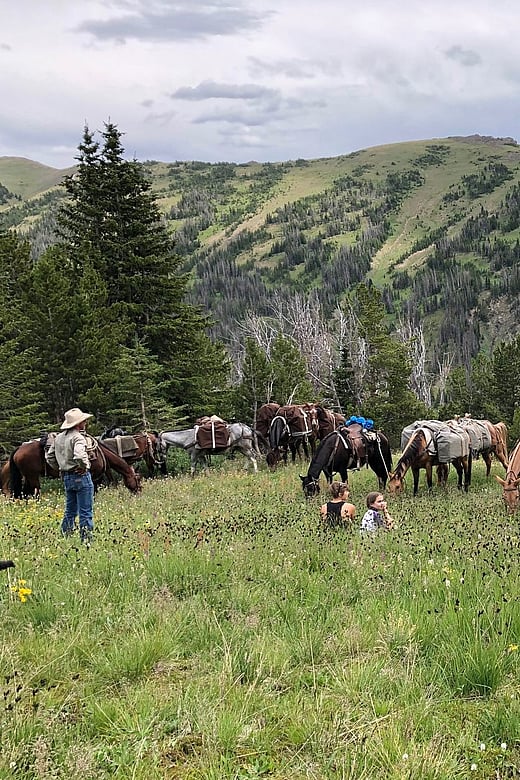 Break Time - 307 Outfitters Permitted outfitter on on the North Fork of the Shoshone National Forest near Cody Wyoming