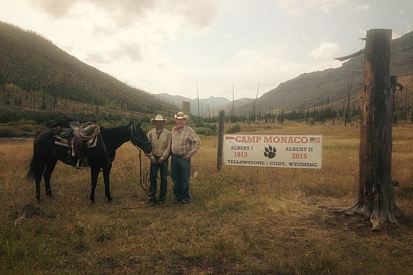 Camp Monaco on guided pack trip with 307 outfitters and Prince Albert