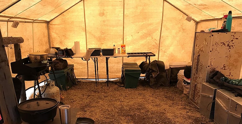 Backcountry Hunting Outfitter in Wyoming with full-service Camp