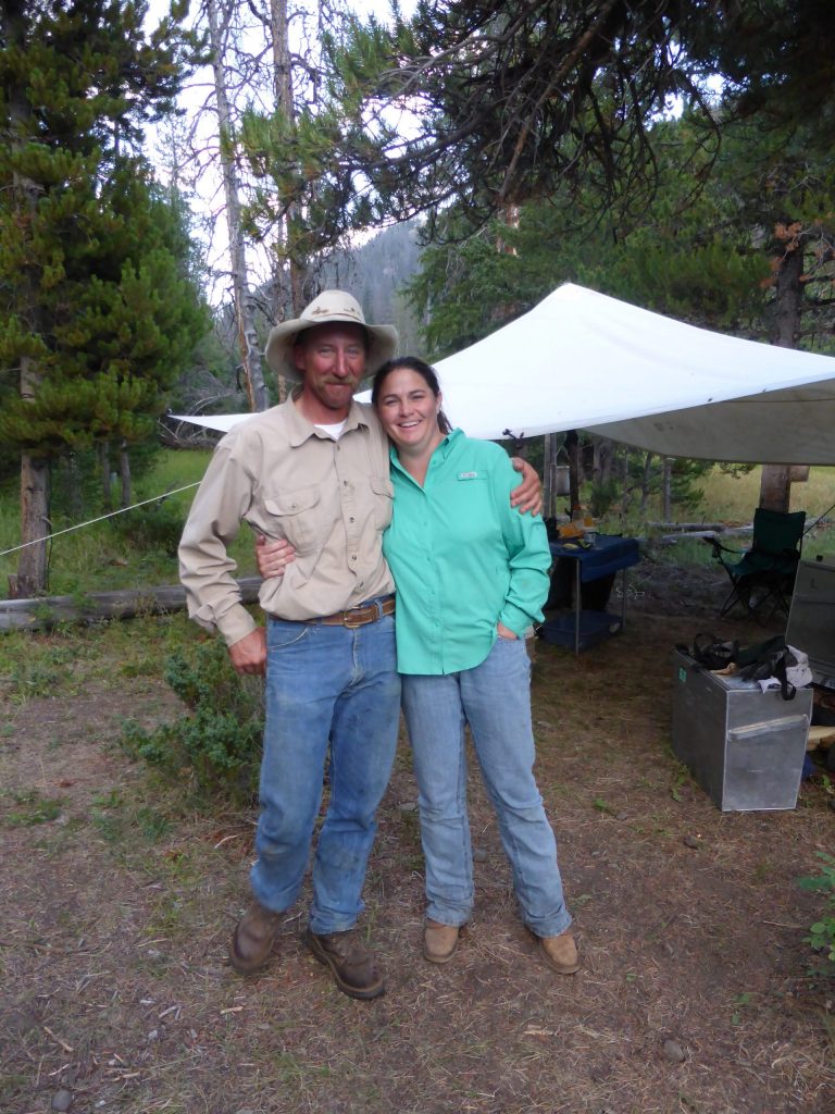 Scott LaFevers and Mandy LaFevers with 307 Outfitters in Cody Wyoming