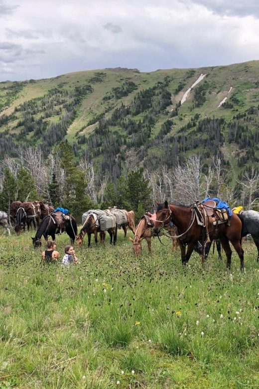 Break Time - 307 Outfitters Permitted outfitter on on the North Fork of the Shoshone National Forest near Cody Wyoming